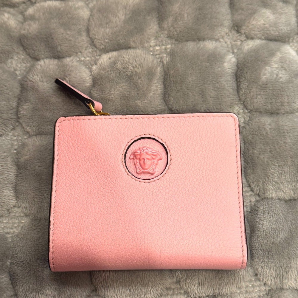 Pink versace wallet